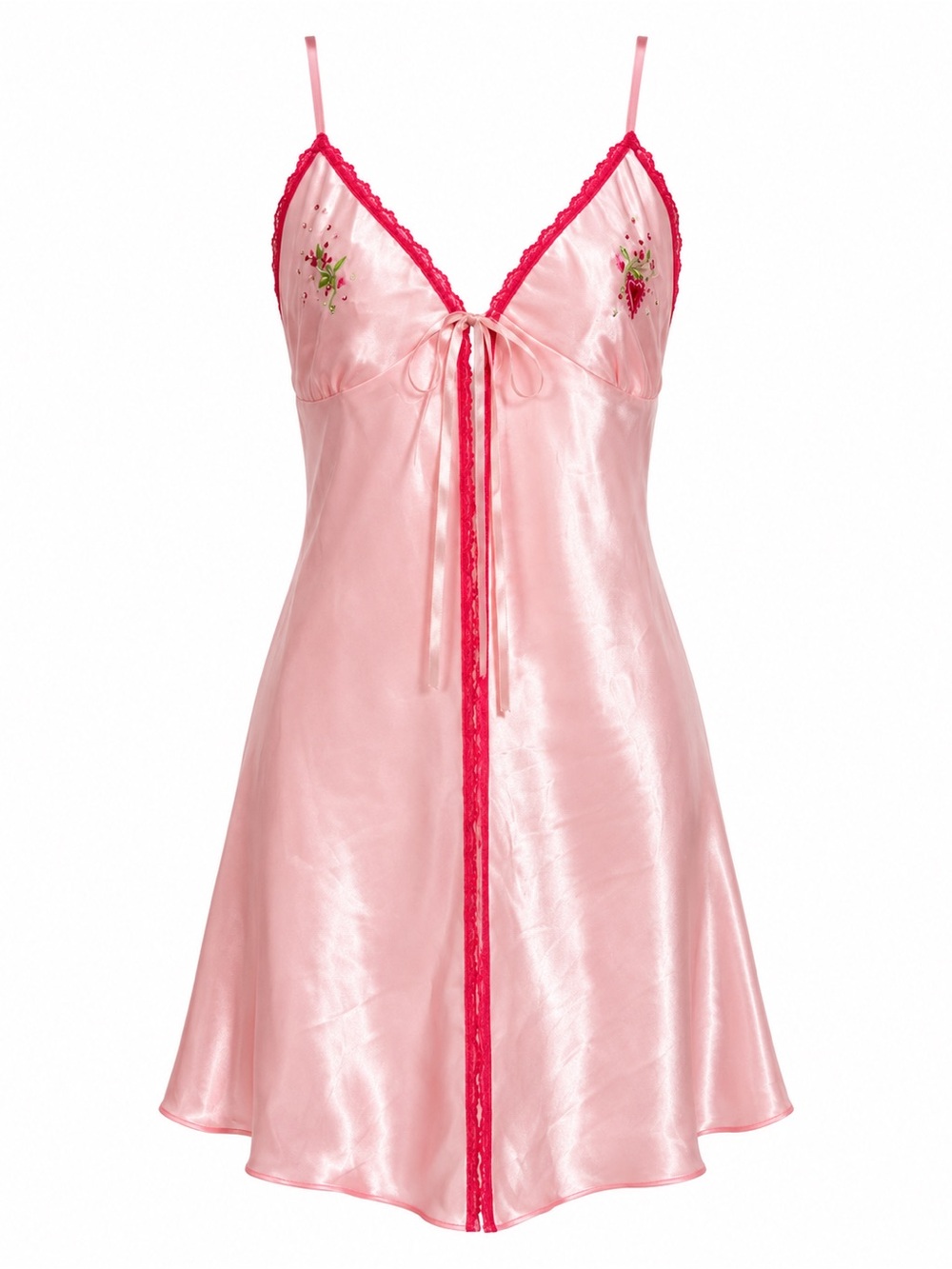 Vintage Victoria’s Secret pink satin chemise